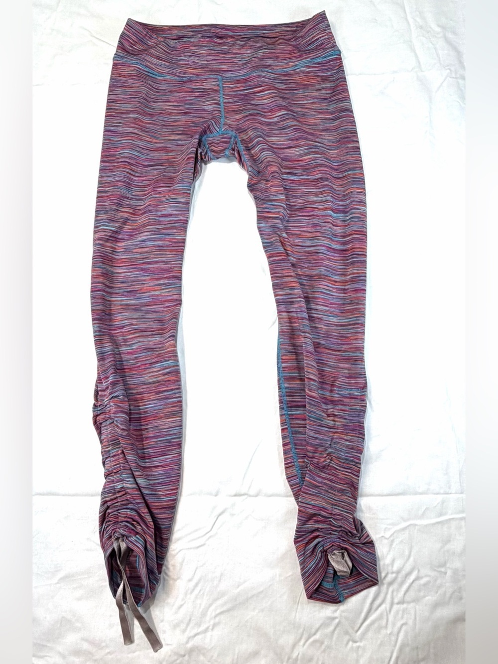 Merrell Space-Dye Ruched Ankle Leggings - Multicolor